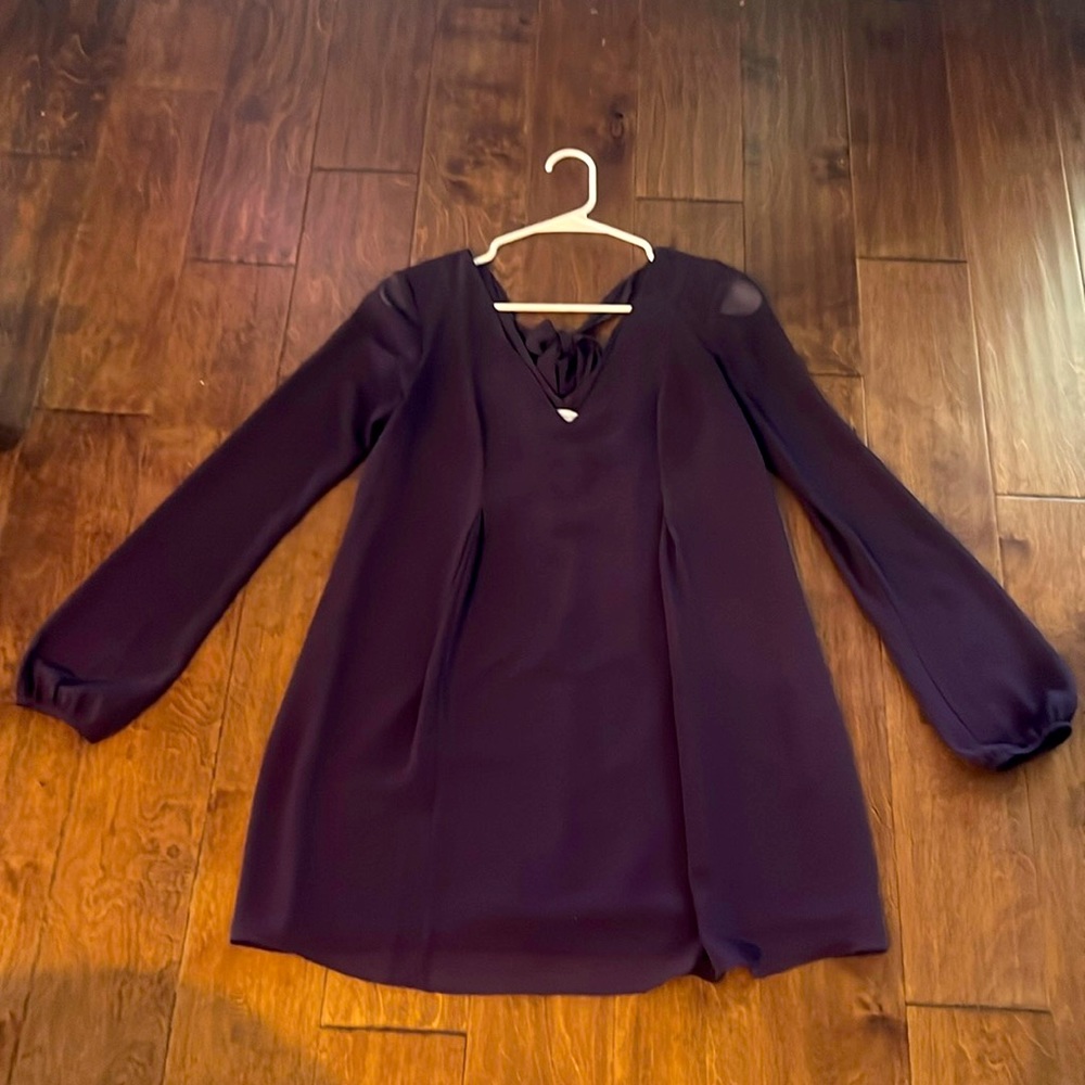 BCBGeneration XS eggplant dress.